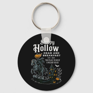 Sleepy Hollow Dead and Breakfast Est 1869 Vintage Keychain
