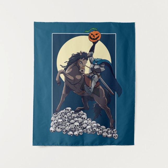 Sleepy Hollow Headless Horseman | Halloween Tapestry (Front)