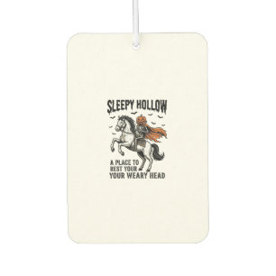 Sleepy Hollow Headless Horseman Vintage Halloween Air Freshener