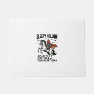 Sleepy Hollow Headless Horseman Vintage Halloween Doormat