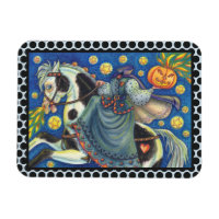 SLEEPY HOLLOW HEADLESS HORSEWOMAN HALLOWEEN MAGNET