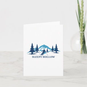 Sleepy Hollow Iowa Ski Resort Skiing Skier _1  Card