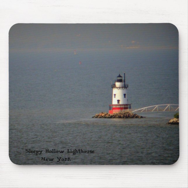 Sleepy Hollow Lighthouse NY - Mousepad (Front)