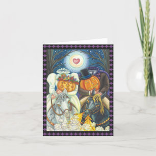 SLEEPY HOLLOW MARIAGE HALLOWEEN CARTE DE REMARQUE 