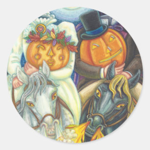 SLEEPY HOLLOW MARIAGE HALLOWEEN STICKERS SHEET Rnd