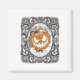 Sleepy Hollow Pumpkin Picking Farm Funny Halloween Magnet