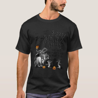 Sleepy Hollow Retro Vintage Headless Horseman Hall T-Shirt