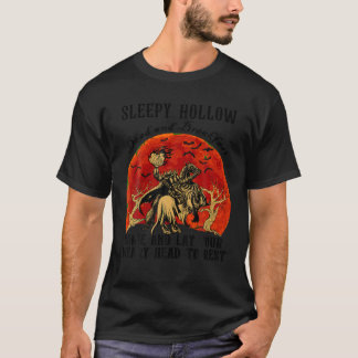 Sleepy Hollow Retro Vintage Headless Horseman Hall T-Shirt