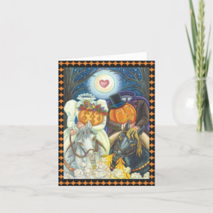 SLEEPY HOLLOW WEDDING HALLOWEEN NOTE CARD Blank