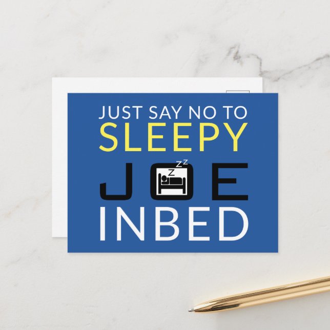 Sleepy Joe Postcard (Front/Back In Situ)