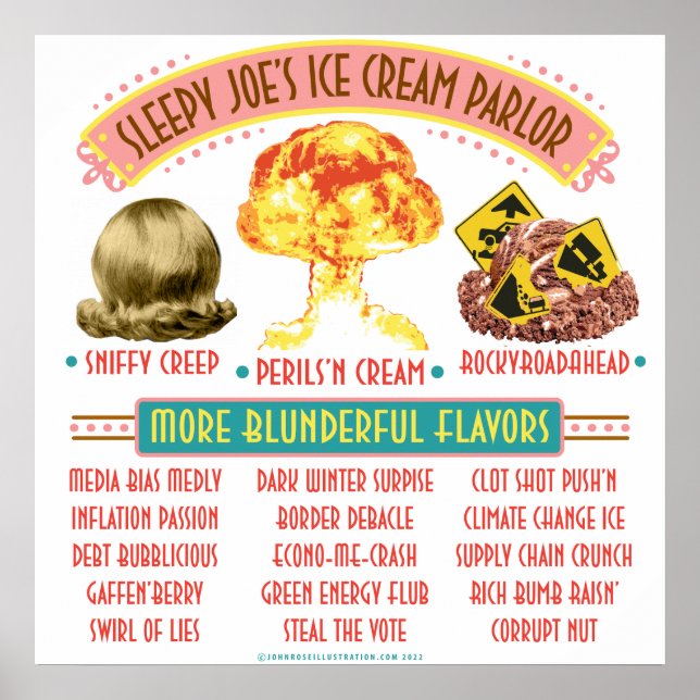 Sleepy Joe's Ice Cream Parlour Poster (Front)