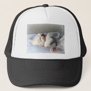 Sleepy Kitten Trucker Hat