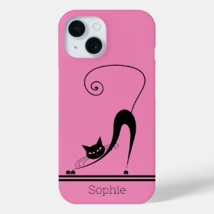 Sleepy Kitty Custom iPhone 15 Case