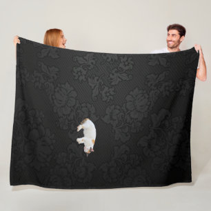 Sleepy Kitty Fleece Blanket