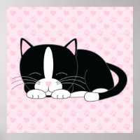 Sleepy Kitty {Tuxedo}