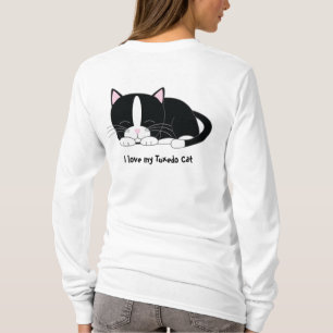 Sleepy Kitty {Tuxedo} T-Shirt
