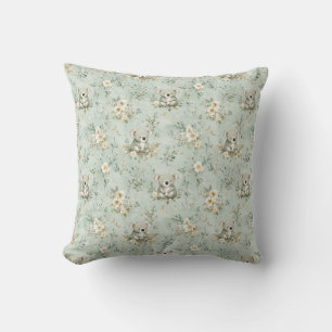 Sleepy Koala Dreams Throw Pillow