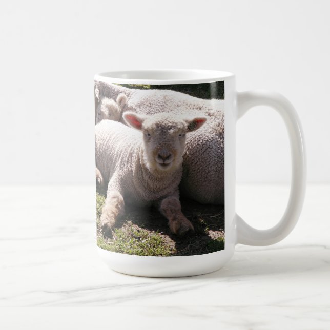 Sleepy Lambs Coffee Mug (Right)