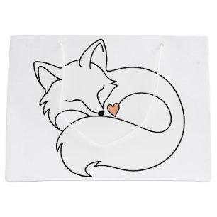 Sleepy Little Fox Large Gift Bag