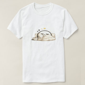 Sleepy Lunio Cozy Morning Coffee - Cute Kawaii T-Shirt