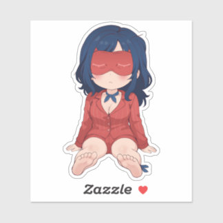 Sleepy Mita Chibi Cute Anime Sticker