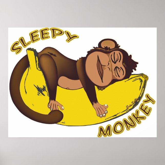 Sleepy Monkey Poster (Front)