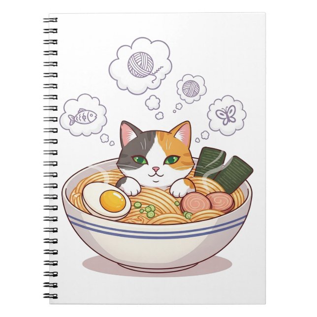 Sleepy Moon with Teddy Bear – Bedtime Pastel Carto Notebook (Front)