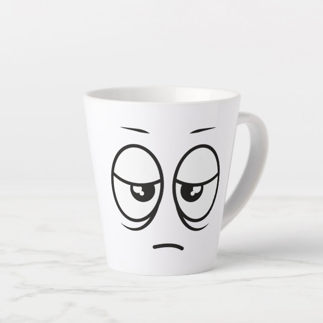 Sleepy Mug – Warning: Low Battery Mode - Moody Mug (Right Angle)