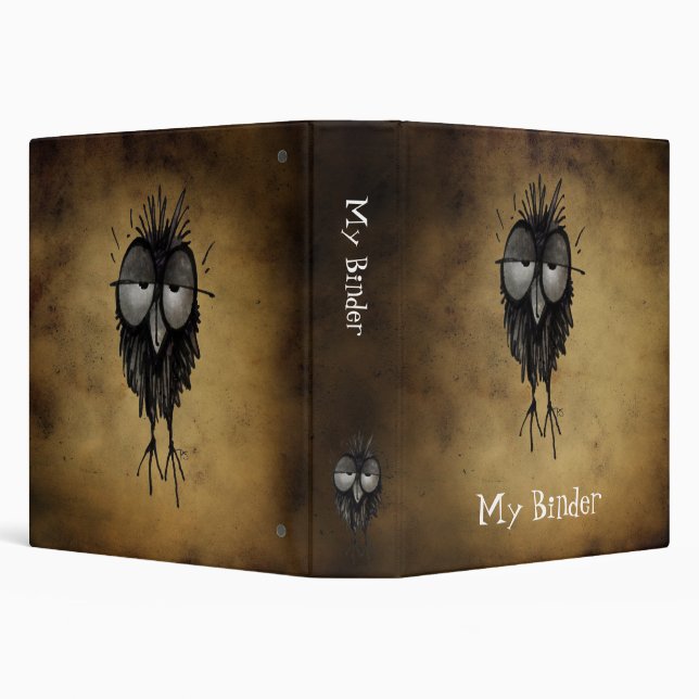 Sleepy Owl Binder (Background)