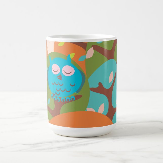 Sleepy Owl Coffee Mug (Center)