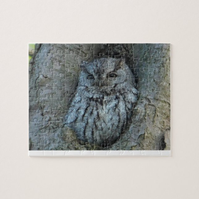Sleepy Owl Jigsaw Puzzle (Horizontal)