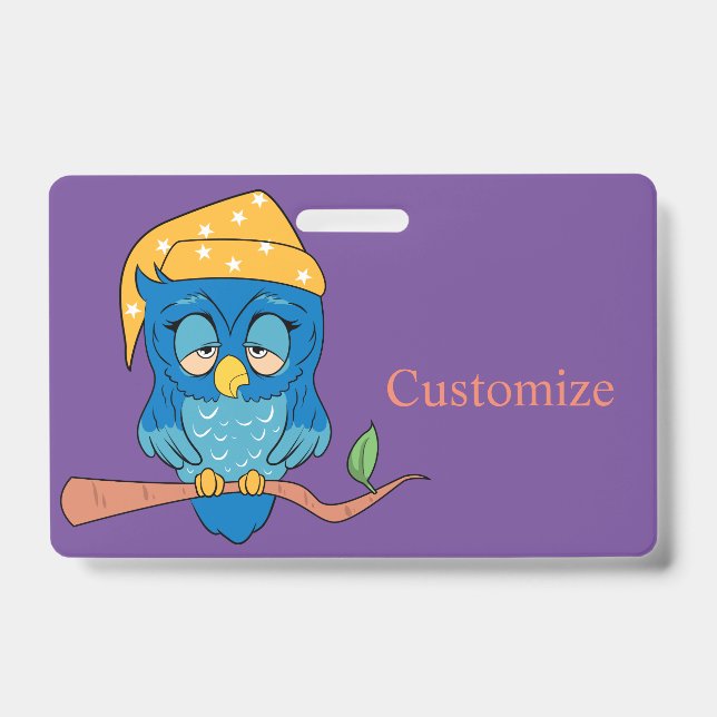 Sleepy Owl Thunder_Cove Badge (Front)
