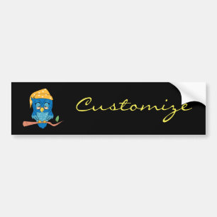 Sleepy Owl Thunder_Cove Classic Bumper Sticker