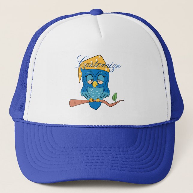 Sleepy Owl Thunder_Cove Classic Trucker Hat (Front)