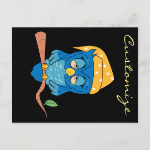 Sleepy Owl Thunder_Cove Postcard