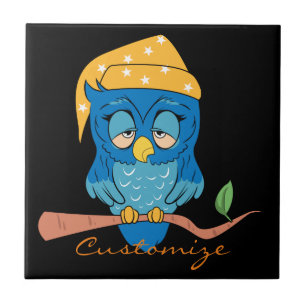 Sleepy Owl Thunder_Cove Tile