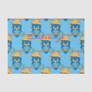 Sleepy Owl Thunder_Cove Tissue Paper