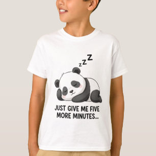 Sleepy Panda Mood T-Shirt