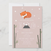 Sleepy Red Panda Bamboo Pink Girl Baby Shower