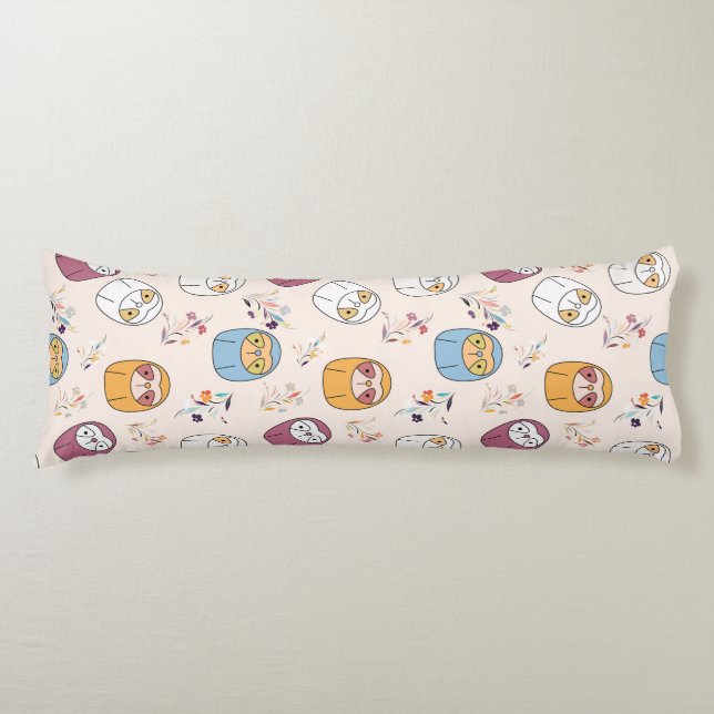 Sleepy Sloth Body Pillow (Front)