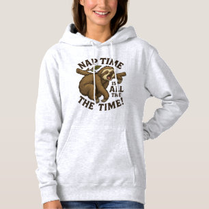 Sleepy Sloth Funny Hoodie