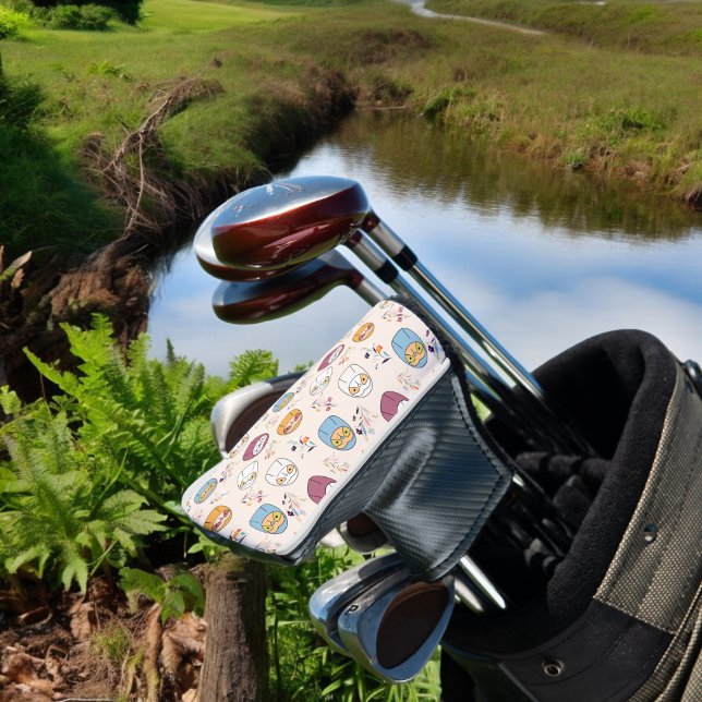 Sleepy Sloth Golf Head Cover (golf putter cover)