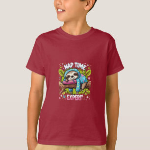 Sleepy Sloth on a Branch T-Shirt