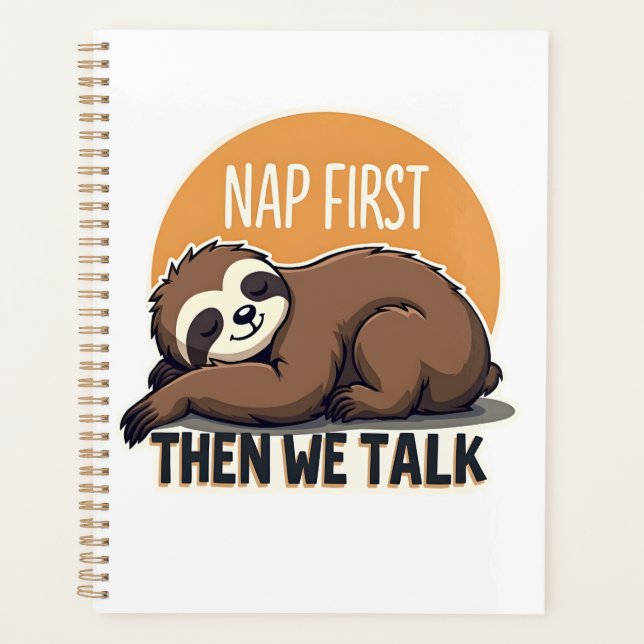 Sleepy Sloth Quote Vintage Cute Lazy Animal Shirt  (Devant)