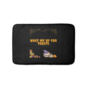 Sleepy sloth ready for Halloween treats! Classic T Bath Mat