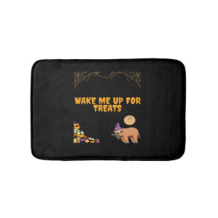Sleepy sloth ready for Halloween treats! Classic T Bath Mat