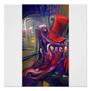 Sleepy Subway Superbeast Poster