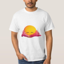 Sleepy Sunset – Pink Cloud Esthetic T-Shirt