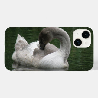 Sleepy Swan Case-Mate iPhone 14 Case
