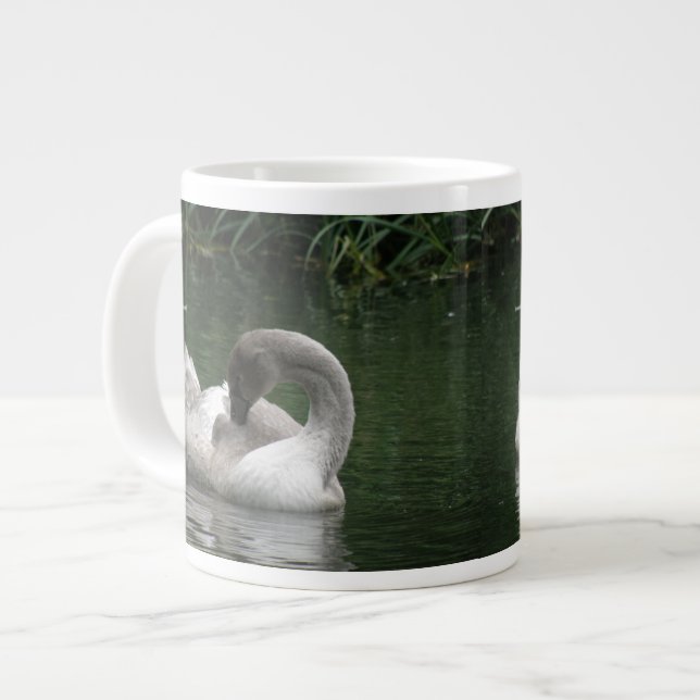 Sleepy Swan Mug (Front Left)